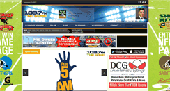 Desktop Screenshot of 1037thegame.com